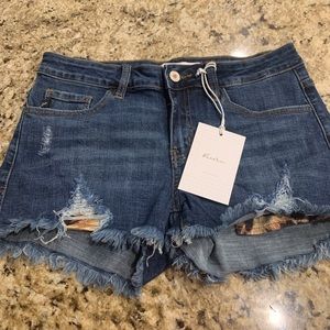 Kancan cheetah shorts